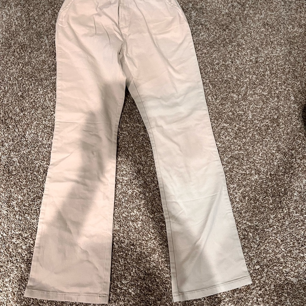 Children’s Place Khaki Elastic Waist Uniform Pants